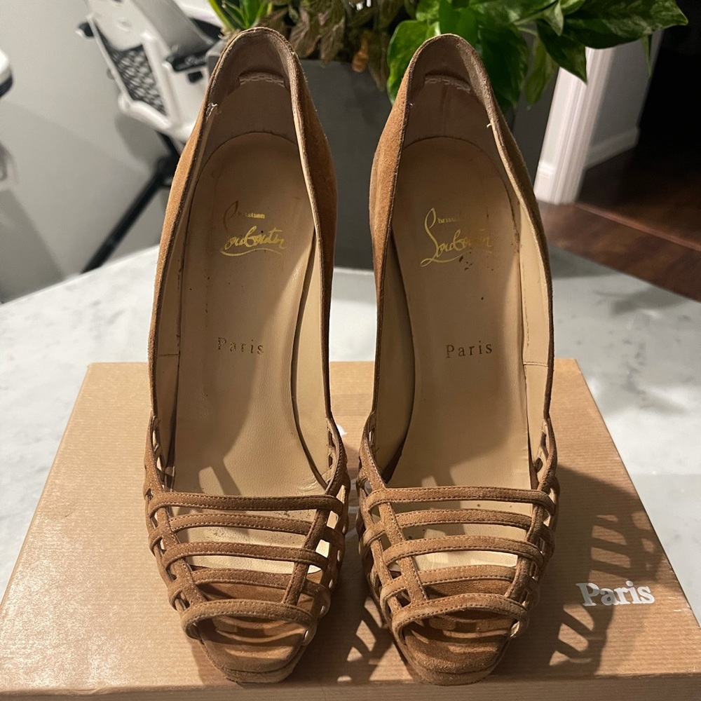 Christian Louboutin Chalumo 120 Suede 38.5.